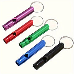 5pcs Aluminum Survival Whistle Keychain Outdoor Hiking Emergency