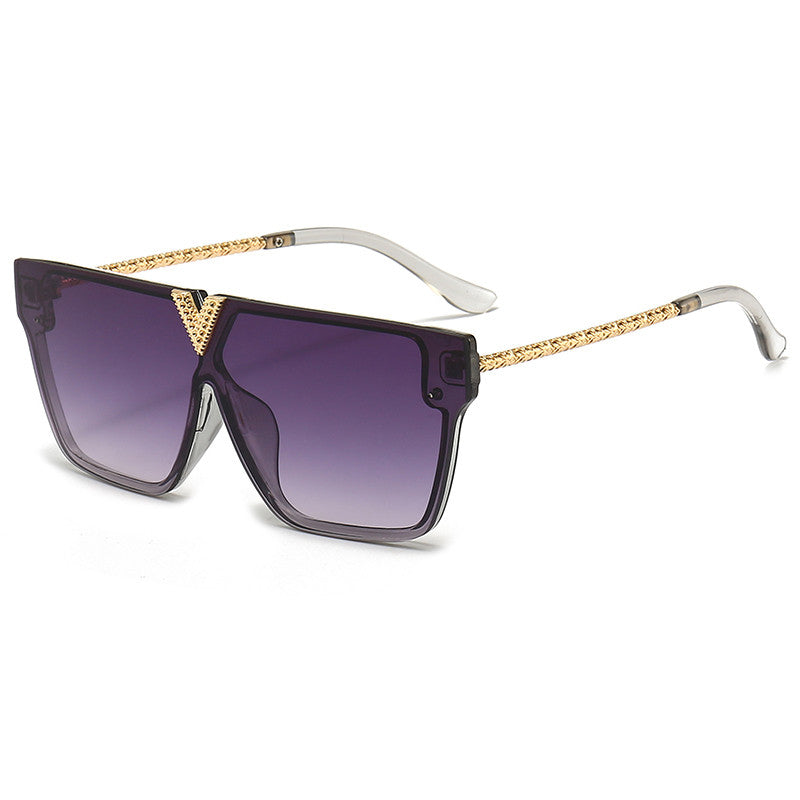 Vintage Metal Temple Sunglasses Women's Eyewear