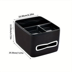 Car Central Storage Box Car Trash Can Car Tissue Box Cup Holder Bin