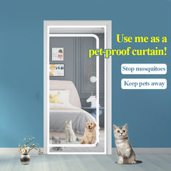 Strong Reinforced Screen Door Keeps Pets Inside Home