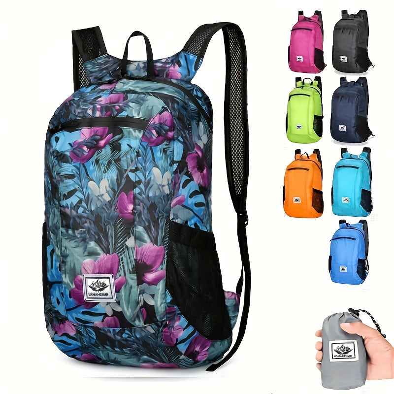 Waterproof Foldable Backpack for Hiking Camping Travel Large Capacity