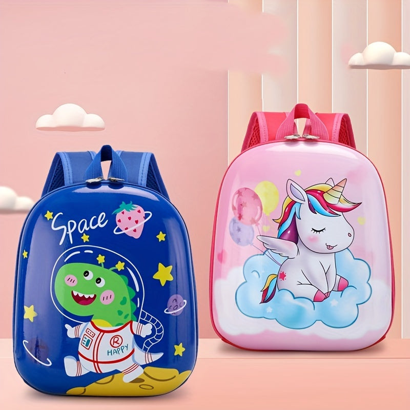 Eggshell Shape Kids Schoolbag Unicorn Dinosaur Backpack