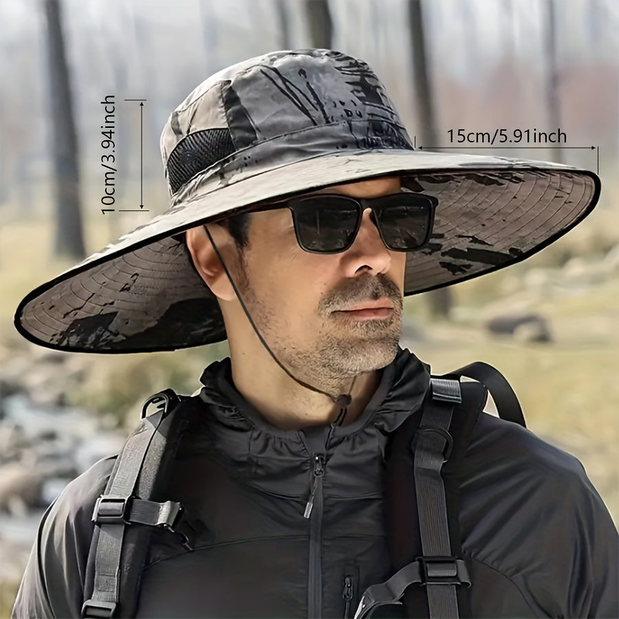 Wide Brim Sun Hats Waterproof for Fishing