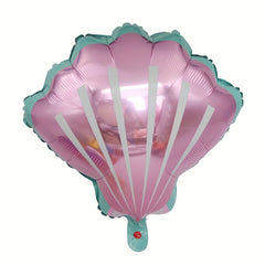 3pcs 18inch Underwater World Shell Balloons Seashell Aluminum Film Balloons