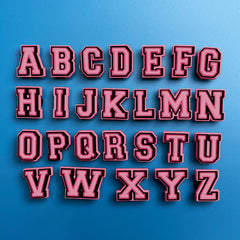 26pc Letters Style Shoe Charms For Clogs Wristband Bracelet Party