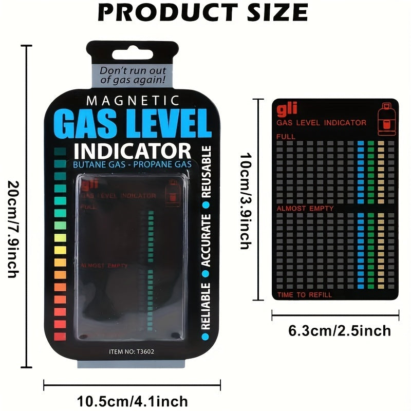 Magnetic Gas Level Indicator Reusable Propane Tank Level Indicator