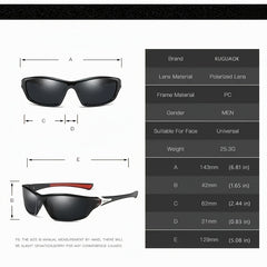 DORESS Polarized Sports Sunglasses for Men - 100 UV Protection