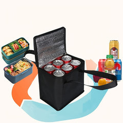 Insulated Reusable Grocery Bag Collapsible Zipper Storage