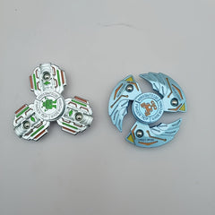 Set of 2 Three Leaf Fingertip Spinning Tops Finger Spinner