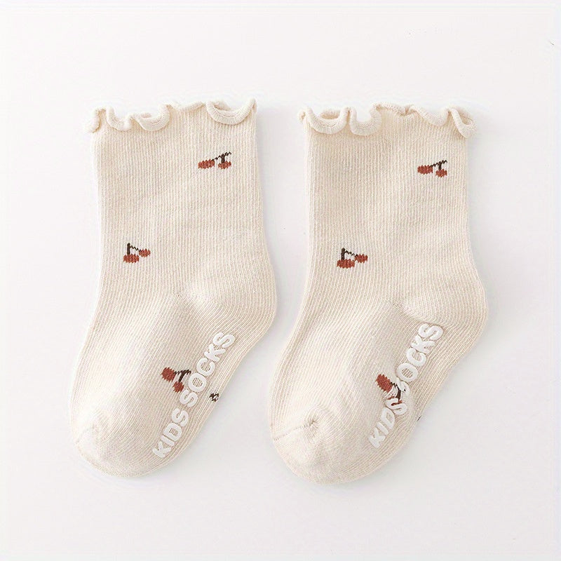 Cotton Anti Slip Baby Socks For Newborns - Spring/Autumn