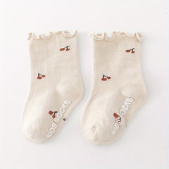 Cotton Anti Slip Baby Socks For Newborns - Spring/Autumn