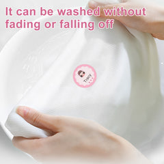 24pcs Custom Waterproof Clothing Name Tags by Ironing 20sec Washable No Fading