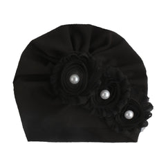 Warm Faux Pearl Baby Headscarf Gift For Kids