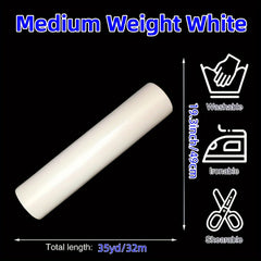 Iron On Fusible Interfacing Medium Weight Non Woven for Sewing Crafts