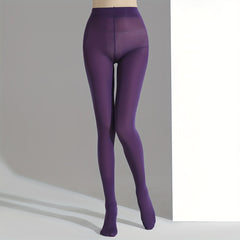 Seamless High Waist Footed Pantyhose Women's Stockings