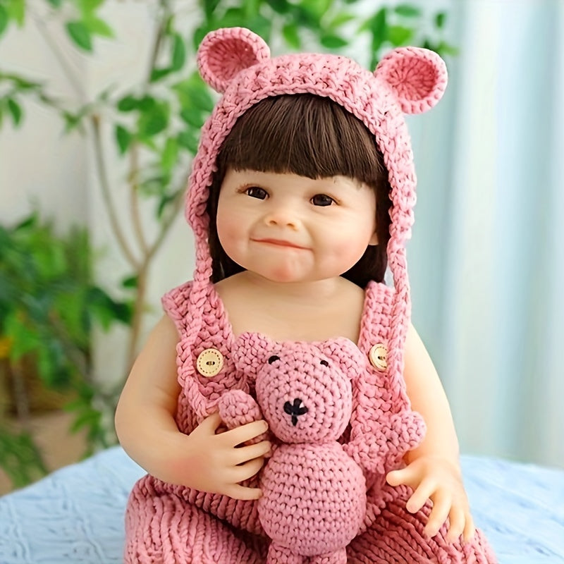 22" Soft Vinyl Silicone Reborn Baby Dolls Gift for Children