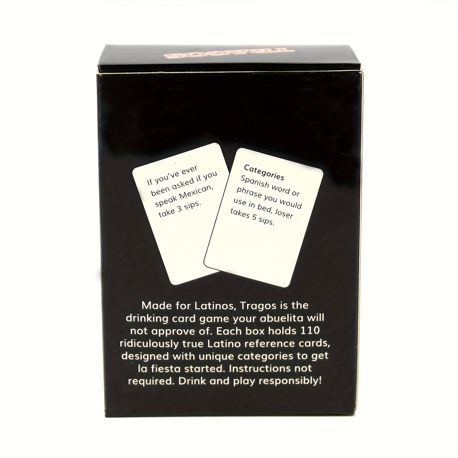 Drinking Game Card Party Game Drinking Cards 100 Cards Tragos B