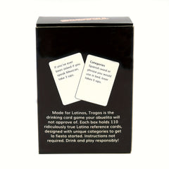 Drinking Game Card Party Game Drinking Cards 100 Cards Tragos B