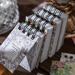 50pcs Retro Plants and Flowers Scrapbook Stickers Mobile Decoration Stickers