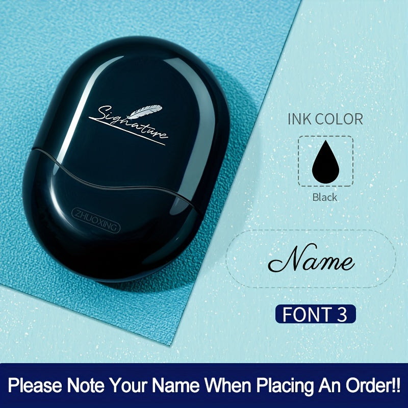 Personal Name Stamp Handwritten Signature Seal Custom Engraving Private Seal