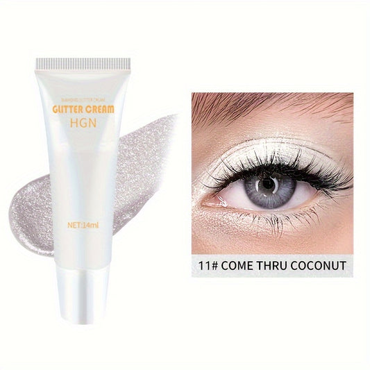 Colorful Glitter Liquid Eyeshadow Stick Cream Purple Makeup