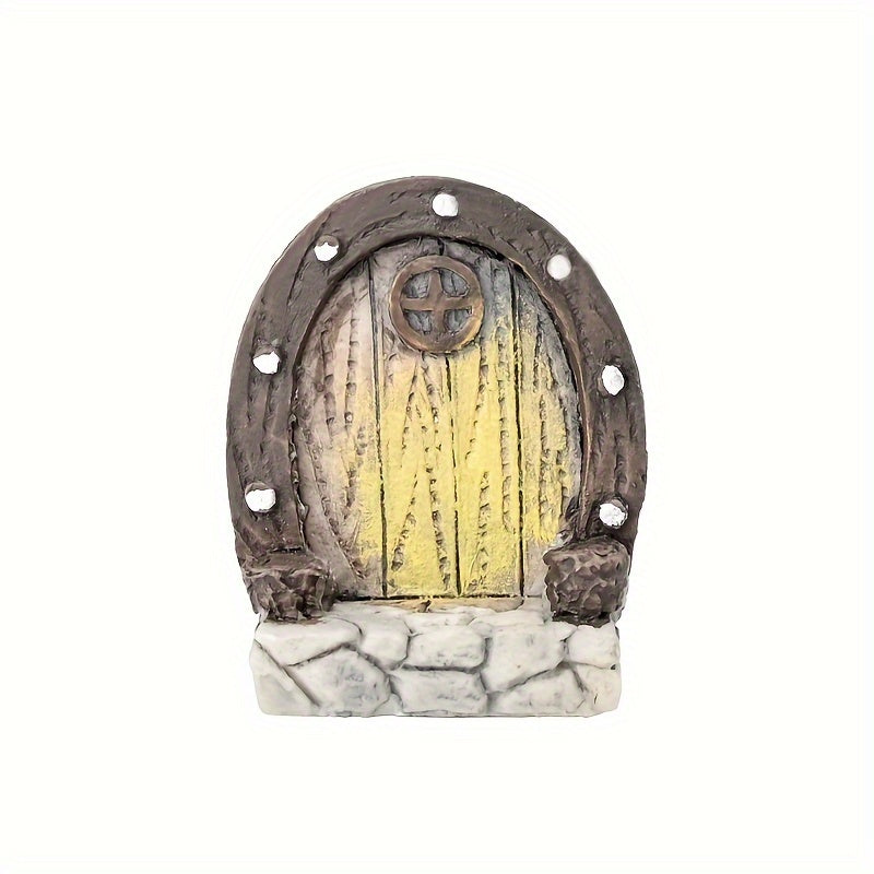 1pc Resin Fairy Garden Window Bonsai Figure DIY Craft Dollhouse Decoration