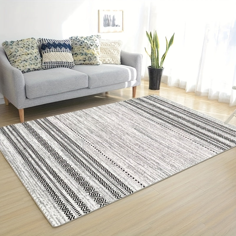 Nordic Soft Area Rug Non Slip Washable Mat