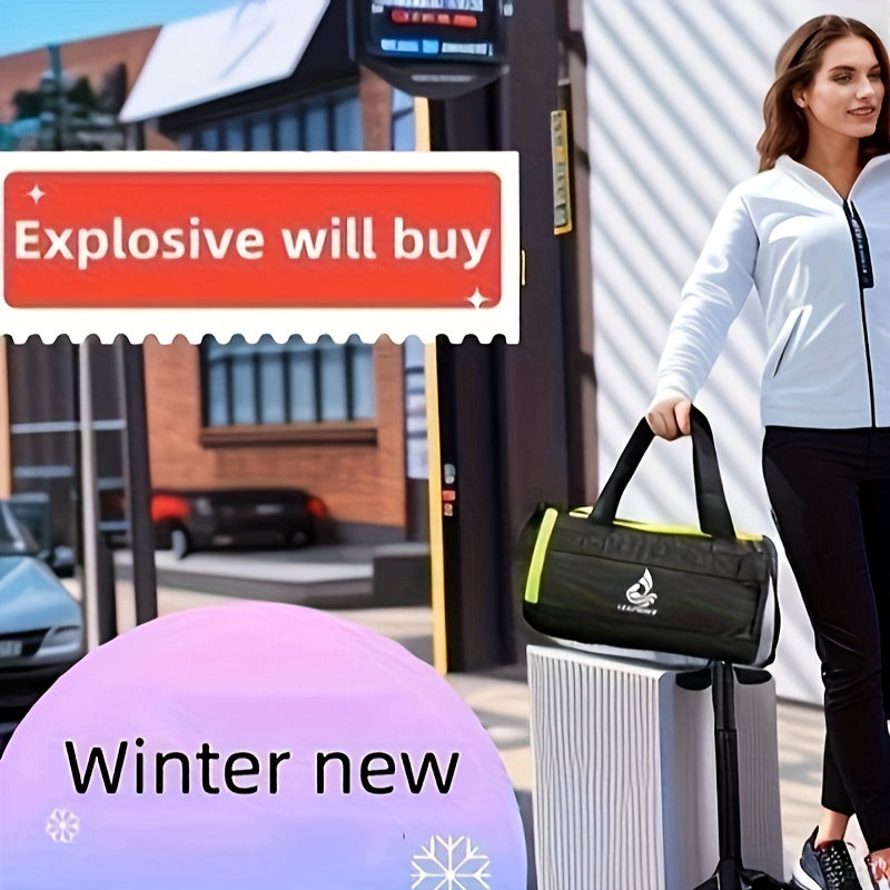 Portable Fitness Bag for Men & Women with Dry & Wet Separation