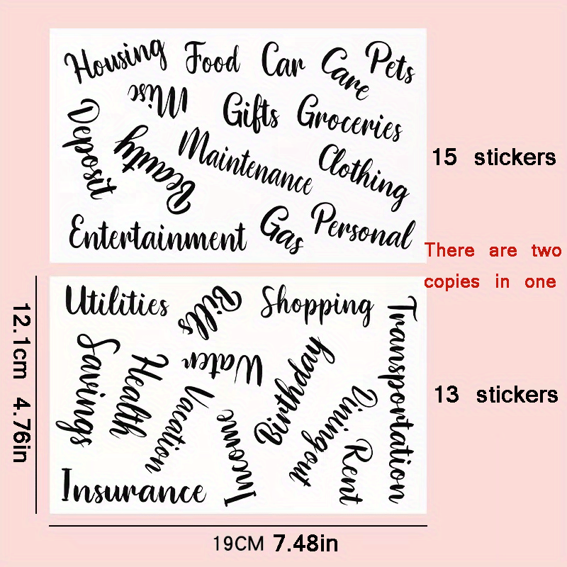 Colorful Self Adhesive Label Stickers
