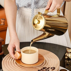European Style Coffee Pot Stainless Steel Kettle