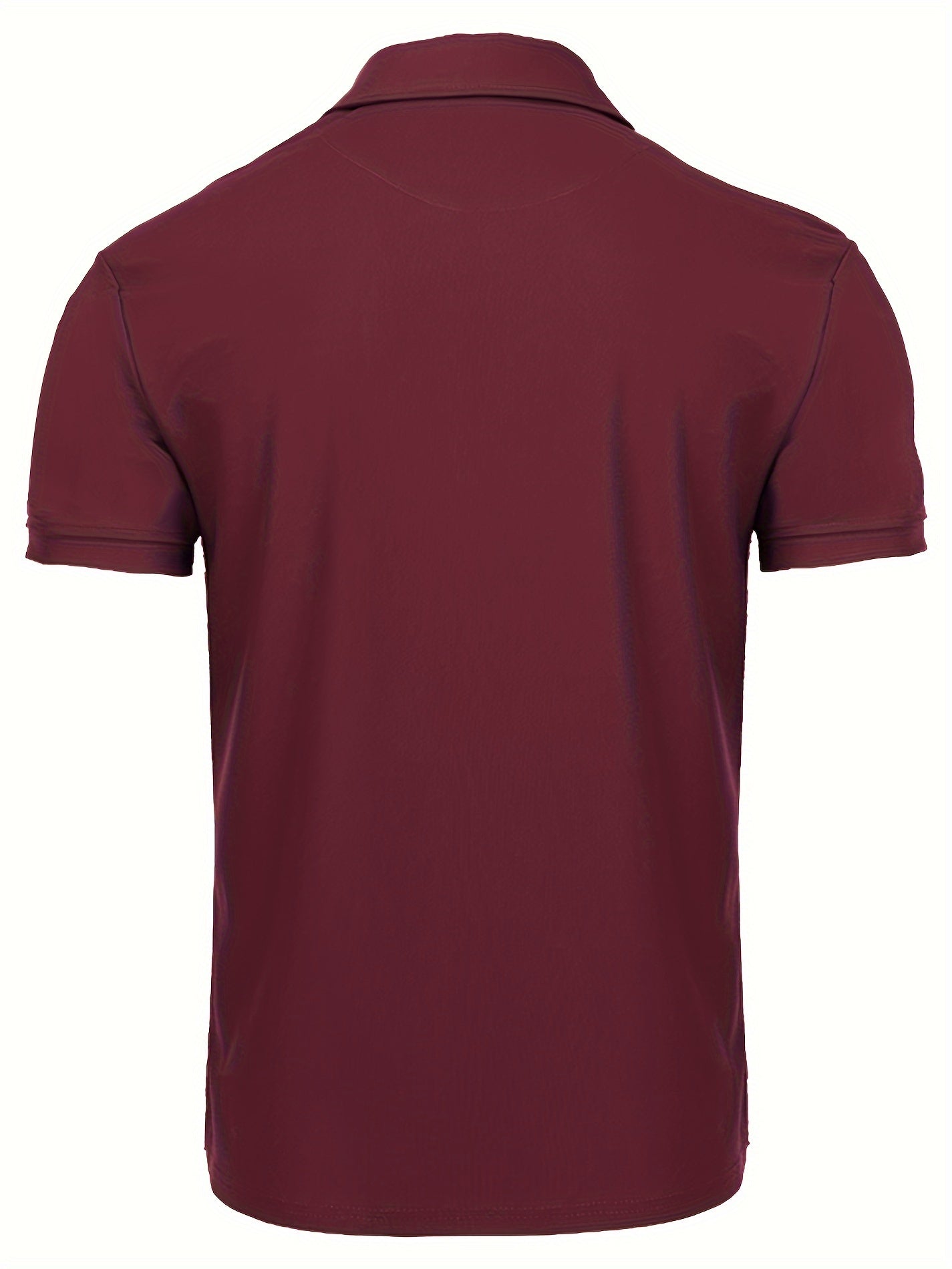 Men's Casual Solid Lapel Short Sleeve Shirt