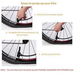 Portable Mini Inflator for Outdoor Cycling and Sports