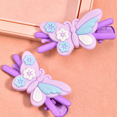 Girls Butterfly Hair Clip Hairpin Side Clip Headwear Princess Hair Accessories