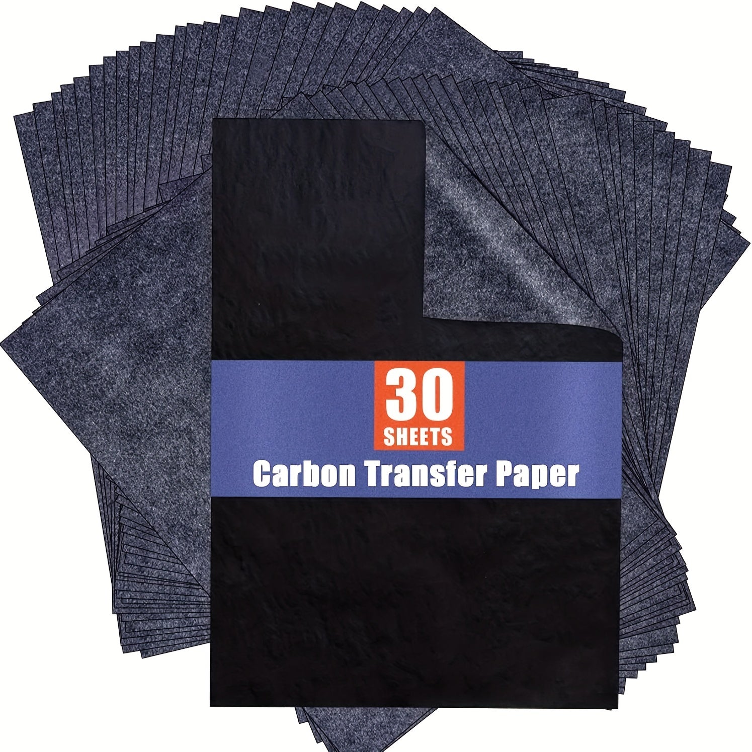 30pcs Carbon Tracing Transfer Paper for Drawing Patterns on Wood Canvas Fabric
