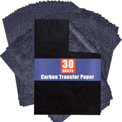 30pcs Carbon Tracing Transfer Paper for Drawing Patterns on Wood Canvas Fabric