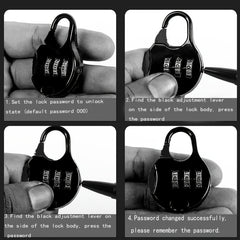 Metal Password Lock Luggage Case Lock Durable Travel Accessories