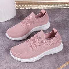 Mesh Breathable Low Top Sneakers Running Shoes Women's Footwear