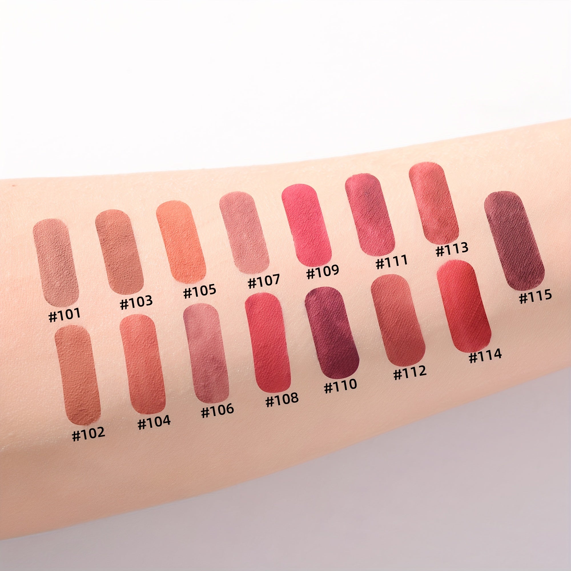 Matte Velvet Lipstick 15 Colors Waterproof Long Lasting