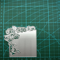 Rose Lace Greeting Card Cutting Die for DIY Scrapbooking