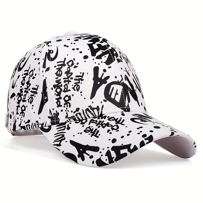 Men's YDN Graffiti Baseball Cap Adjustable Casual Hat