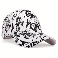Men's YDN Graffiti Baseball Cap Adjustable Casual Hat