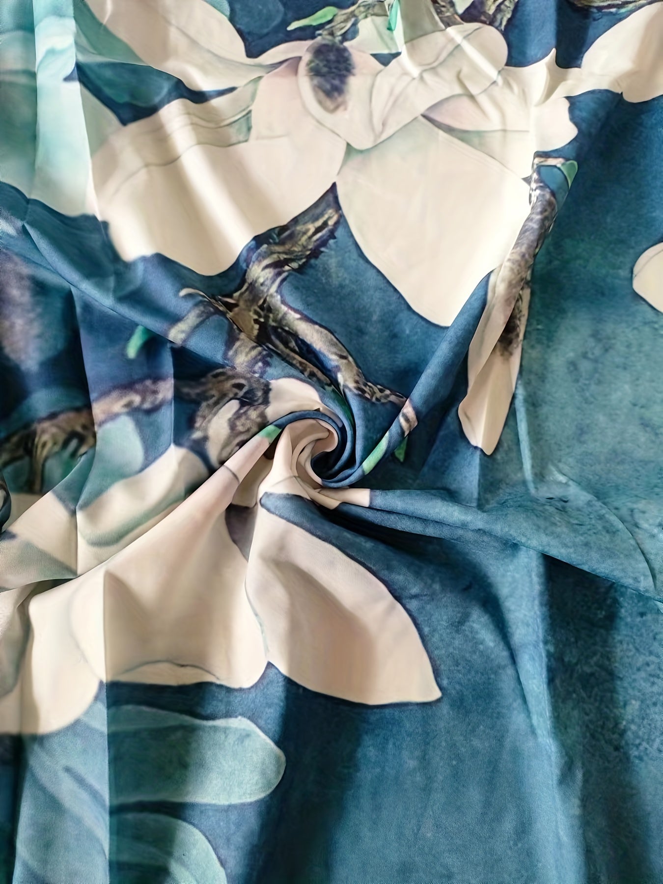 Floral Print Dress V Neck Short Sleeve Dress Casual Every Dress