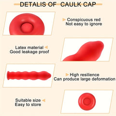 35pcs Caulk Cap Set for Sealing & Preserving Caulking Tubes