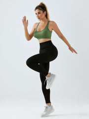 Comfortable Cross Back Yoga Sports Bra for Women