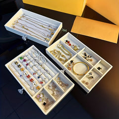 3-Drawer Acrylic Earring Jewelry Organizer