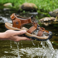 Men's Non Slip Sandals Wear resistant Comfy Hiking Shoes