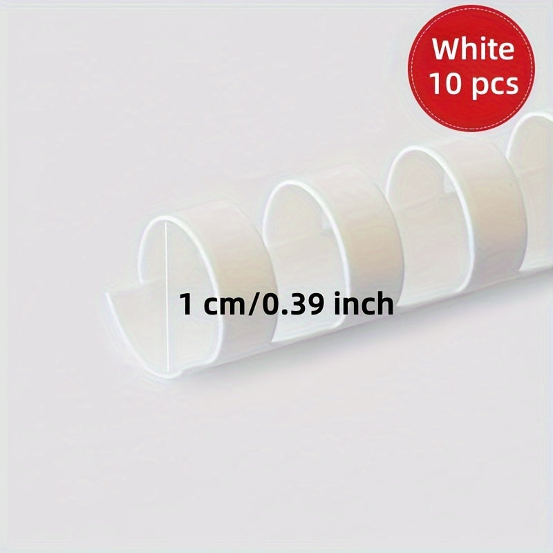 10pcs 21 Ring Plastic Binding Comb 20pcs Capacity Combed Binding Spine