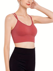3pcs Wireless Double Straps Bra Set