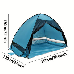 1pc UPF 50 Beach Tent Easy Pop Up Protection Stylish Design