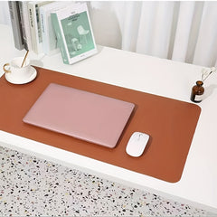 Stylish Medium Brown Leather Mouse Pad